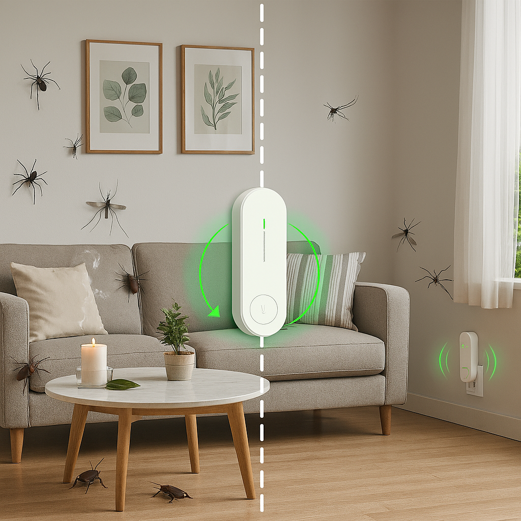 Repelente Para Mosquitos- 🦟Dile adiós a los insectos en tu hogar🔰.