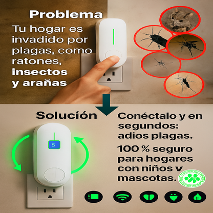 Repelente Para Mosquitos- 🦟Dile adiós a los insectos en tu hogar🔰.