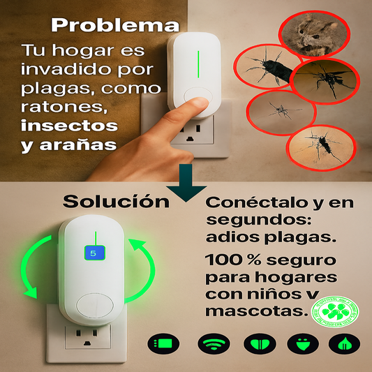 Repelente Para Mosquitos- 🦟Dile adiós a los insectos en tu hogar🔰.